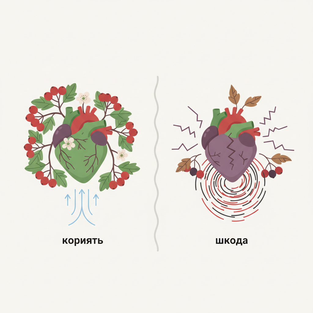 Основні ефекти настоянки глоду — иллюстрация к статье «настоянка глоду користь і шкода»